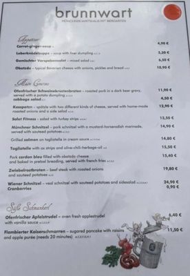 Menu photo 6 Zum Brunnwart Munich, BY Menu photo 6 Zum Brunnwart Munich, BY