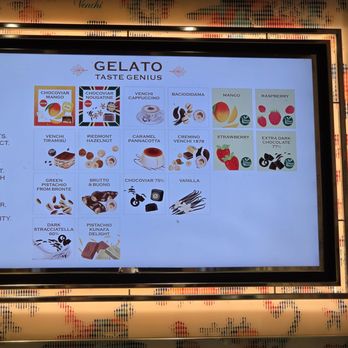 Venchi - Gelato flavors - Gelato Near Me - Glendale, California