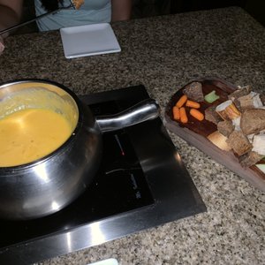 Photo of The Melting Pot - Kennesaw, GA, United States. Classic Cheddar Cheese Fondue