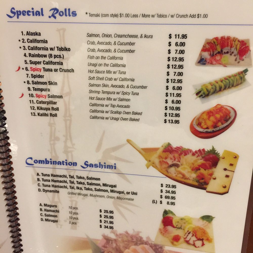 Kikuya - Menu - Japanese Near Me - Honolulu, Hawaii