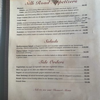 Silk Road - Menu - Comfort Food Near Me - Warren, New Jersey Silk Road - Menu - Comfort Food Near Me - Warren, New Jersey