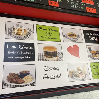 Hello Sweetie BBQ & More - Combo Platters - Barbeque Near Me - Georgetown, Texas Hello Sweetie BBQ & More - Combo Platters - Barbeque Near Me - Georgetown, Texas