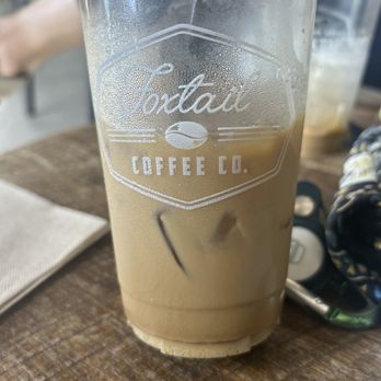Foxtail Coffee - Enjoying my sugar free caramel oat-milk iced latte and slice of warmed banana bread! It hit the spot! - Coffee & Tea Near Me - Carrollwood, Florida Foxtail Coffee - Enjoying my sugar free caramel oat-milk iced latte and slice of warmed banana bread! It hit the spot! - Coffee & Tea Near Me - Carrollwood, Florida