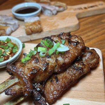 What A Soup - Pork Belly Skewer - Noodles Near Me - Cambridge, Massachusetts What A Soup - Pork Belly Skewer - Noodles Near Me - Cambridge, Massachusetts