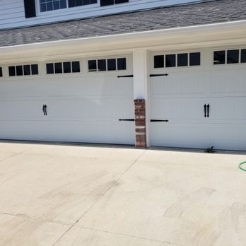 Marty's Absolute Garage Doors - Stamped Carriage House door with Madison windows - Garage Door Services Near Me Marty's Absolute Garage Doors - Stamped Carriage House door with Madison windows - Garage Door Services Near Me