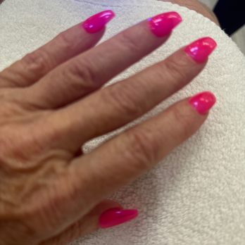 Av Nails - Tina put color 196 Dip with unicorn OKrome perfect for summer! - Nail Salons Near Me - O Fallon, Missouri Av Nails - Tina put color 196 Dip with unicorn OKrome perfect for summer! - Nail Salons Near Me - O Fallon, Missouri