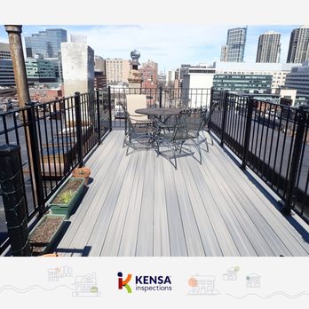 Kensa Inspections - rooftop view during an inspection.  book today at https://www.kensainspections.com/page/book-an-inspection - Home Inspectors Near Me