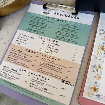 High Tide Coffee - Menu may 2026 - Coffee & Tea Near Me - Laguna Niguel, California