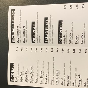 Gam Tu Bop - Menu - Asian Fusion Near Me - Glendale, California