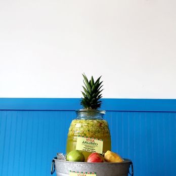 Viva Jalisco - a fish and a pineapple in a bucket - Mexican Near Me - Compton, California