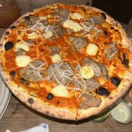 Meatball pizza Meatball pizza