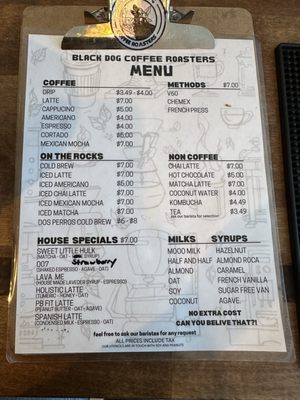 Menu photo 4 Black Dog Coffee Roasters Long Beach, CA