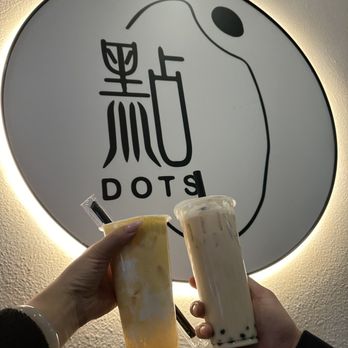 Dots Boba - Mango sago & Oolong Milk Tea - Bubble Tea Near Me - San Francisco, California