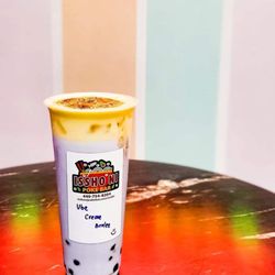 Issho Ni Poke Bar - Best Seller: Ube Crème Brûlée Boba