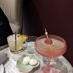 Right: Shucking me softly, Left: Honey Pot Punch Right: Shucking me softly, Left: Honey Pot Punch