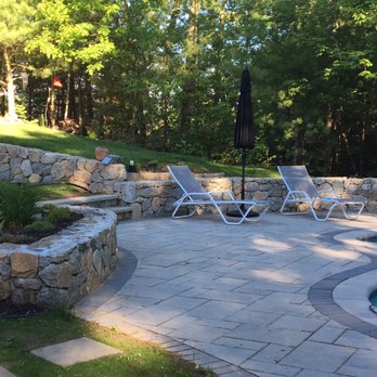 Mass Stone Landscape Construction - a pool and patio - Landscaping Near Me - Framingham, Massachusetts