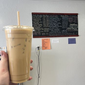 Sedona Coffee House - Iced white mocha coffee with a pump of cinnamon syrup! - Coffee Roasteries Near Me - Sedona, Arizona Sedona Coffee House - Iced white mocha coffee with a pump of cinnamon syrup! - Coffee Roasteries Near Me - Sedona, Arizona