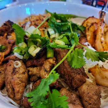 Pho 90 Degree - #45 grilled pork vermicelli ($13.50) - Vietnamese Near Me - San Jose, California Pho 90 Degree - #45 grilled pork vermicelli ($13.50) - Vietnamese Near Me - San Jose, California