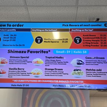Shimazu Store - Shaved Ice Near Me - Kapolei, Hawaii