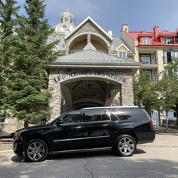 Groupe Classique Limousine - Cadillac Escalade SUV at Mont-Tremblant Resort.