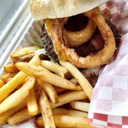 Basecamp Grill - Western Bacon Cheeseburger with Fries