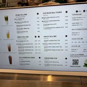 UG Tea - Menu (as of 3/2026) - Bubble Tea Near Me - Bellevue, Washington UG Tea - Menu (as of 3/2026) - Bubble Tea Near Me - Bellevue, Washington