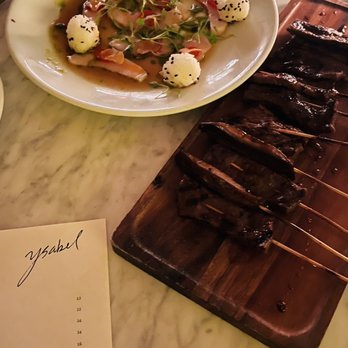 Ysabel - Wagyu Yakitori, Hamachi Sashimi - New American Near Me - West Hollywood, California