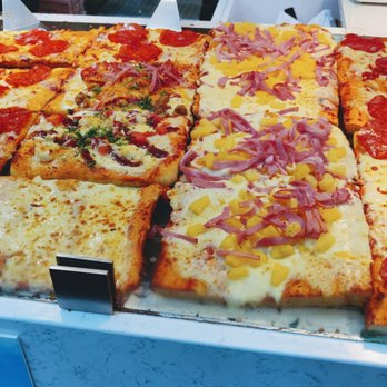 305 Pizza - These are big slices that they actually cut into 4 good-sized squares. - Pizza Near Me - Miami, Florida 305 Pizza - These are big slices that they actually cut into 4 good-sized squares. - Pizza Near Me - Miami, Florida