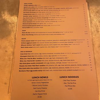 Soi 4 Bangkok Eatery - Menu - Thai Near Me - Scottsdale, Arizona