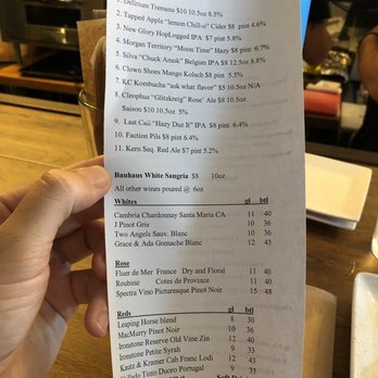 Bauhaus - Tap List & Drink Menu (August 2019) - Wine Bars Near Me - Modesto, California Bauhaus - Tap List & Drink Menu (August 2019) - Wine Bars Near Me - Modesto, California