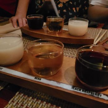 HanGawi - Wine flight :) - Vegetarian Near Me - New York, New York HanGawi - Wine flight :) - Vegetarian Near Me - New York, New York