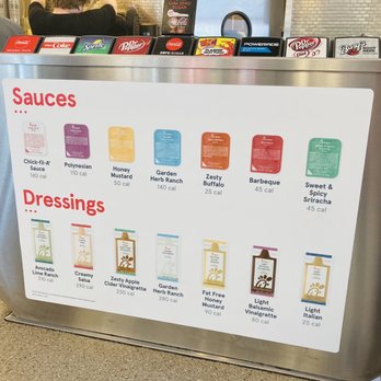Chick-fil-A - Sauce choices - Fast Food Near Me - Kildeer, Illinois