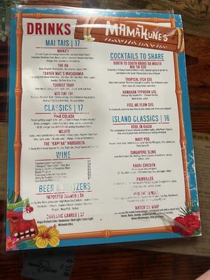 Menu photo 6 Mamahune's Kapaa, HI
