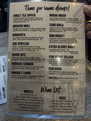 Menu photo 3 Bobbers Lake Zurich, IL