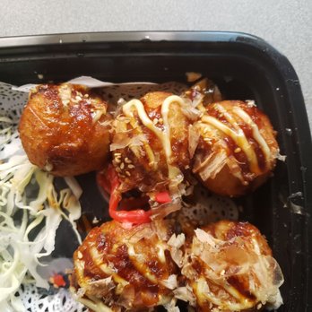 Michi Ramen - Takoyaki (Octopus fritter) ($5) - Ramen Near Me - Tampa, Florida Michi Ramen - Takoyaki (Octopus fritter) ($5) - Ramen Near Me - Tampa, Florida