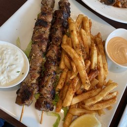 Pork Souvlaki Platter Pork Souvlaki Platter