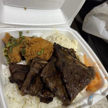 Hapa Food - Kalbi ribs & garlic chicken plate with rice & mac salad - Hawaiian Near Me - Mesa, Arizona Hapa Food - Kalbi ribs & garlic chicken plate with rice & mac salad - Hawaiian Near Me - Mesa, Arizona