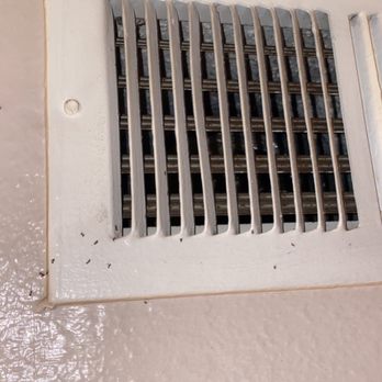 Maple Hill Apartments - Ants come out of the vents (there's no food or anything in the room). Did my best to clean the black mold in this vent - Apartments Near Me - Fontana, California