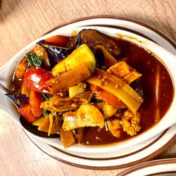 Siamese Kitchen - Eggplant with chicken (one of the best dishes here )