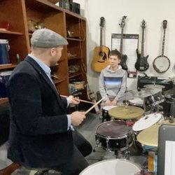 Myself at Backbeat, age 11