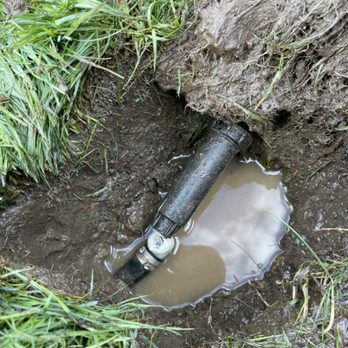 Emergency Irrigation Services - Cracked fittings cause leaks under a spray or rotor creating dead zone. - Irrigation Near Me Emergency Irrigation Services - Cracked fittings cause leaks under a spray or rotor creating dead zone. - Irrigation Near Me