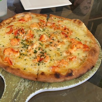 Seaside Cafe - The Seaside Café Signature Pizza - Lobster Bianca - Pizza Near Me - Key West, Florida Seaside Cafe - The Seaside Café Signature Pizza - Lobster Bianca - Pizza Near Me - Key West, Florida