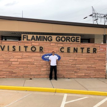 Flaming Gorge National Recreation Area - After driving over the dam, a quick stop at the VC. - Parks Near Me - Manila, Utah