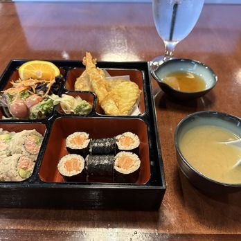Imura Sushi & Robata - Lunch 1 Roll Bento Box Lunch Special: salmon roll - Japanese Near Me - Frisco, Texas