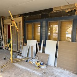 MRC Construction & Remodeling - Pocket door install and getting ready to sheetrock walls