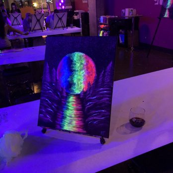Pinot's Palette - It also glows in the dark. - Paint & Sip Near Me - Pasadena, California Pinot's Palette - It also glows in the dark. - Paint & Sip Near Me - Pasadena, California