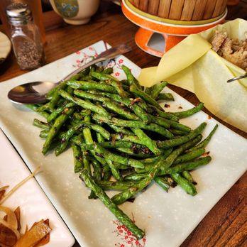 China Blue Dumplings & Baos - Stir fried green beans - Chinese Near Me - Plano, Texas China Blue Dumplings & Baos - Stir fried green beans - Chinese Near Me - Plano, Texas