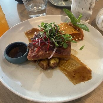 Suspiro - Peurco y rocoto (pork belly entree) - Spanish Near Me - San Jose, California