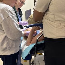 Novant Health Huntersville Medical Center - Best care I've ever seen given to a child in ER. Evan involved her momma laying with her during procedure to add comfort.