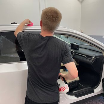 LuxWash Mobile Detailing - Ceramic coating being applied. - Auto Detailing Near Me